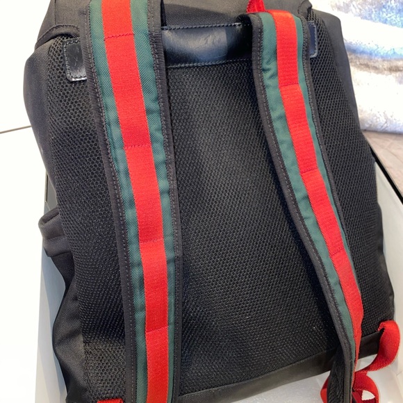 ❤️💚🖤Gucci techno canvas backpack - Picture 7 of 8